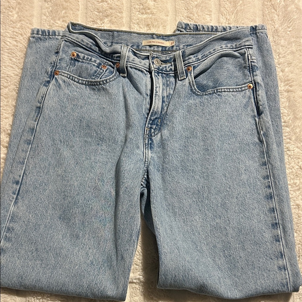 Levi's Light Blue Straight Leg Women's Jeans